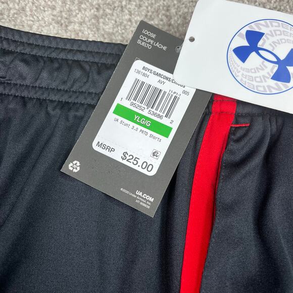 New- Adorable Boys Under Armour Shirt and Shorts Youth Large - Picture 11 of 12